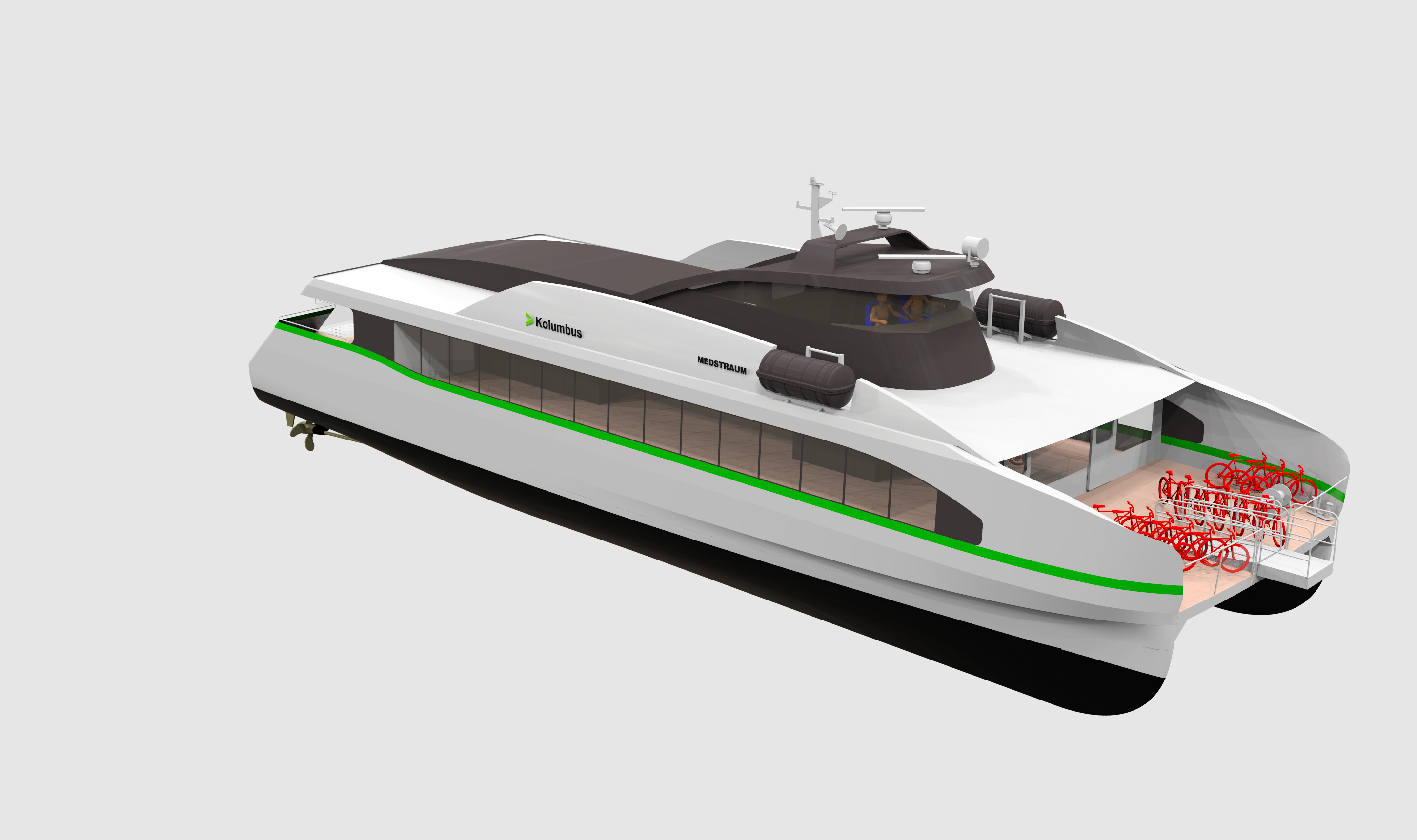 Kolumbus and Fjellstrand sign contract for construction of world’s first fully electrical fast ferry